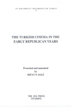 The Turkish Cinema In The Early Republican Years